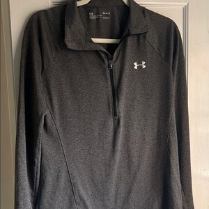 Under Armour Dark Gray Half-Zip Top